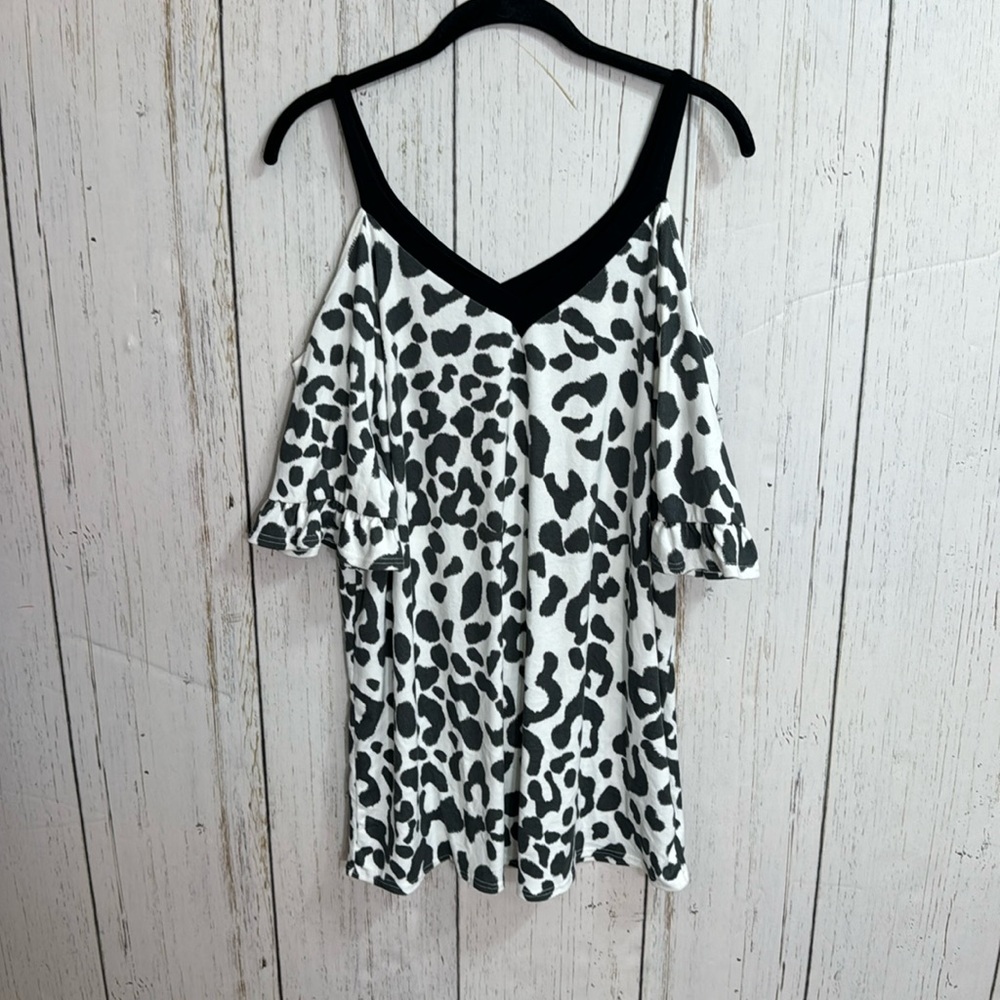 Now N Forever Animal Print Blouse